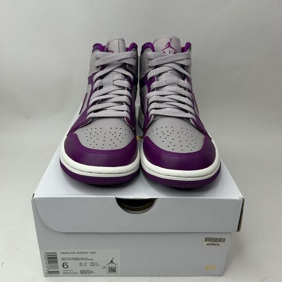 Nike Shoes Air Jordan 1 Retro Mid WMNS “Magenta” 2023 - Picture 2 of 5